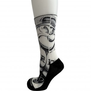 SPINACH PUNCH ANIME CARTOONS Printed Pattern Socks