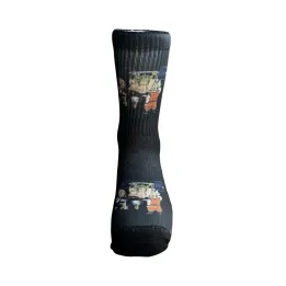 GOKU BENCH PRESS Printed Pattern Socks