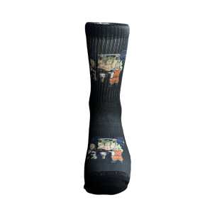 GOKU BENCH PRESS Printed Pattern Socks