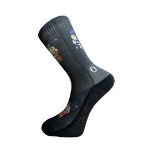 GOKU BENCH PRESS Printed Pattern Socks