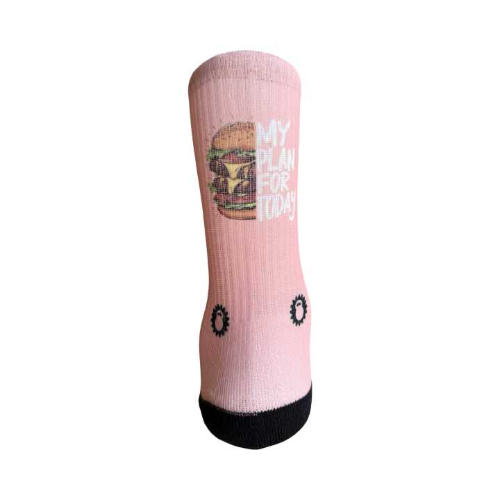 BURGER PLANS Printed Pattern Socks