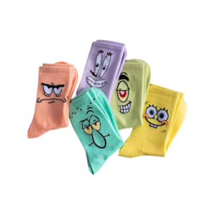 Cartoon Style Summer Socks