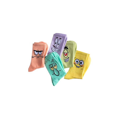 Cartoon Style Summer Socks