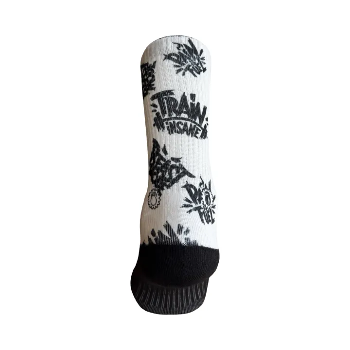 BEAST MODE - TRAIN INSANE Printed Pattern Socks