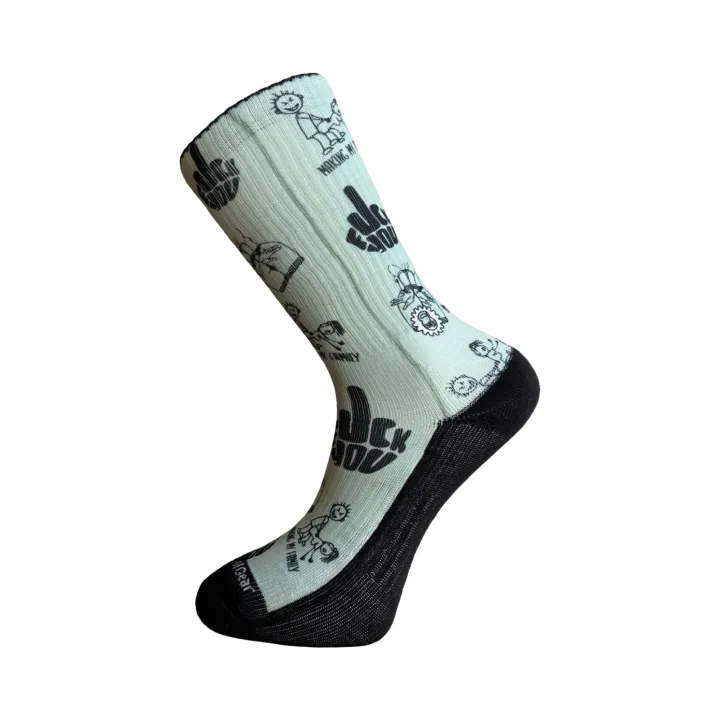 MAKING MY FAMILY Printed Pattern Socks