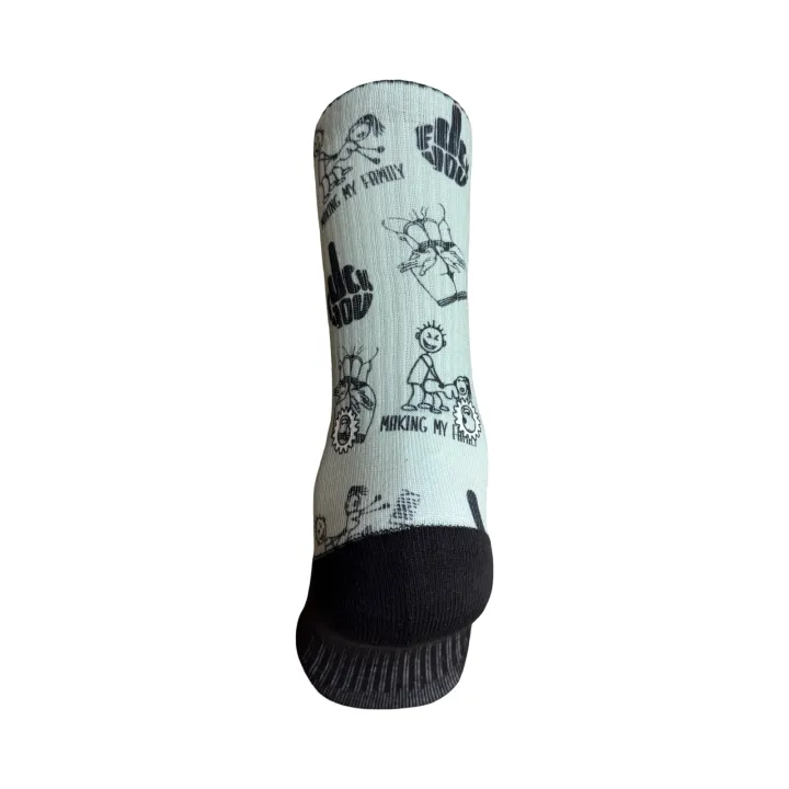 MAKING MY FAMILY Printed Pattern Socks