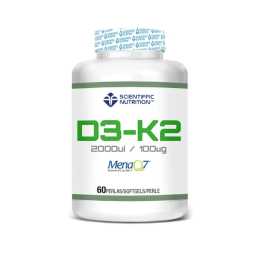 Vitamin D3 2000IU + K2 100MCG 60 Softgels